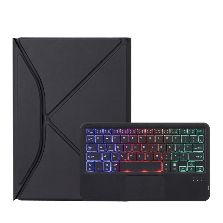 Z102B-AS Pen Slot Touchpad Backlight Bluetooth Keyboard Leather Tablet Case For iPad 10.2 2021/2020/2019(Black) - Universal by PMC TechLife | Online Shopping South Africa | PMC TechLife