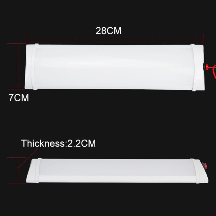 2 PCS ZS-3330 Truck LED Inside Reading Light Car Cabin Light Bar, Voltage:DC12-80V(White Light) - Instrument Lights by PMC TechLife | Online Shopping South Africa | PMC TechLife | Buy Now Pay Later Mobicred