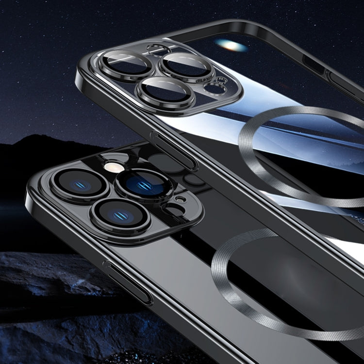 For iPhone 14 Magsafe Magnetic Electroplated PC Phone Case (Blue) - iPhone 14 Cases by PMC TechLife | Online Shopping South Africa | PMC TechLife