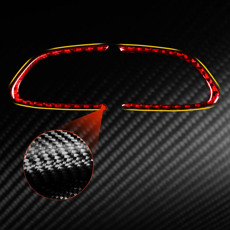 Car Carbon Fiber Steering Wheel Buttons Decorative Sticker for Infiniti Q50 2014-2020 / Q60 / QX60(Red) - Steering Wheel Accessories by PMC TechLife | Online Shopping South Africa | PMC TechLife | Buy Now Pay Later Mobicred