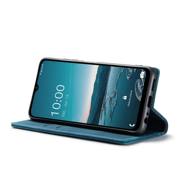 For Samsung Galaxy M33 5G CaseMe 013 Multifunctional Horizontal Flip Leather Phone Case(Blue) - free shipping - PMC Jewellery - Order now!