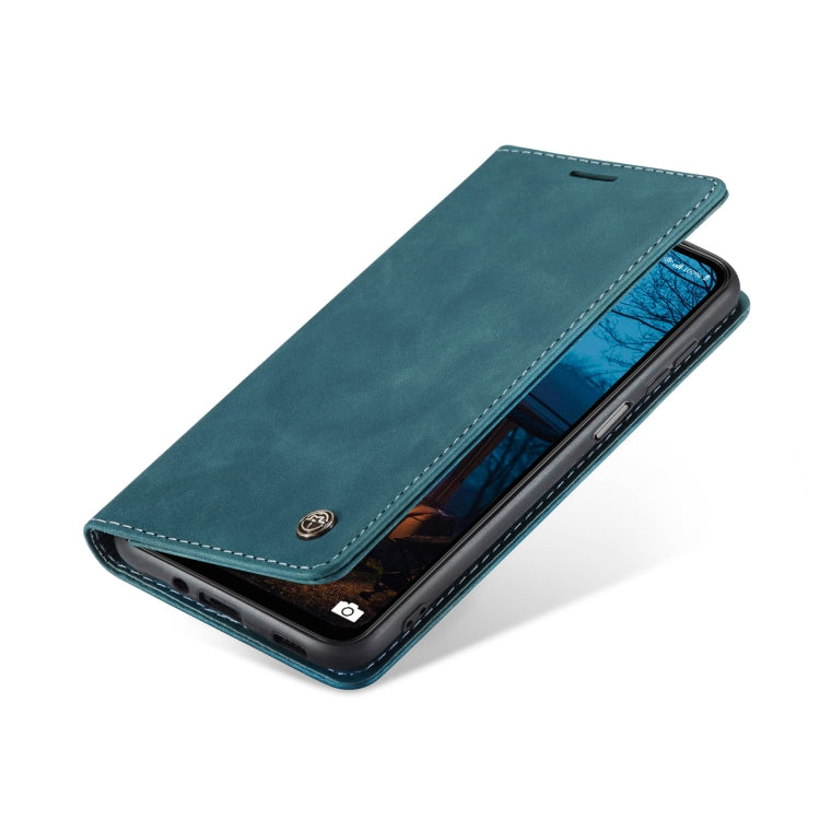 For Samsung Galaxy M53 5G CaseMe 013 Multifunctional Horizontal Flip Leather Phone Case(Blue) - free shipping - PMC Jewellery - Order now!
