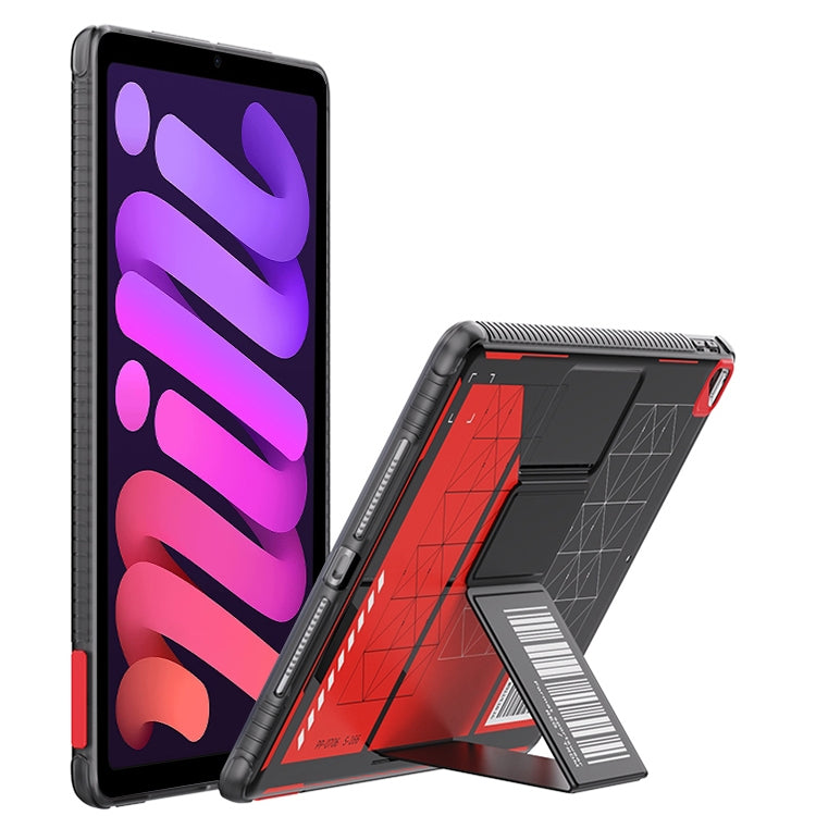 For iPad mini 6 / mini 2024 Mutural XingTu Series Tablet Case with Holder(Red) - free shipping - PMC TechLife - Order now!