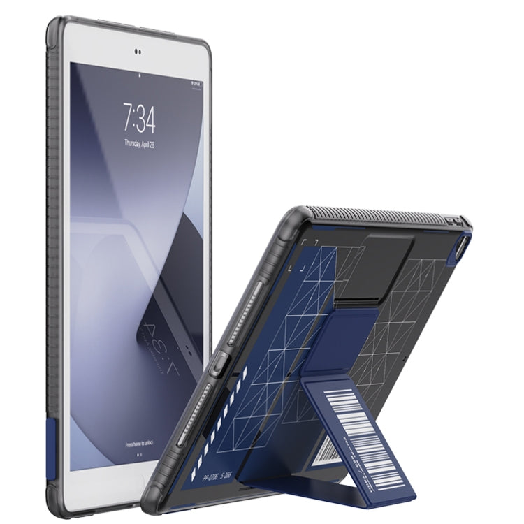Mutural XingTu Series Tablet Case with Holder For iPad 10.2 2021 / 2020 / Pro 10.5 inch(Dark Blue) - free shipping - PMc TechLife - Order now!