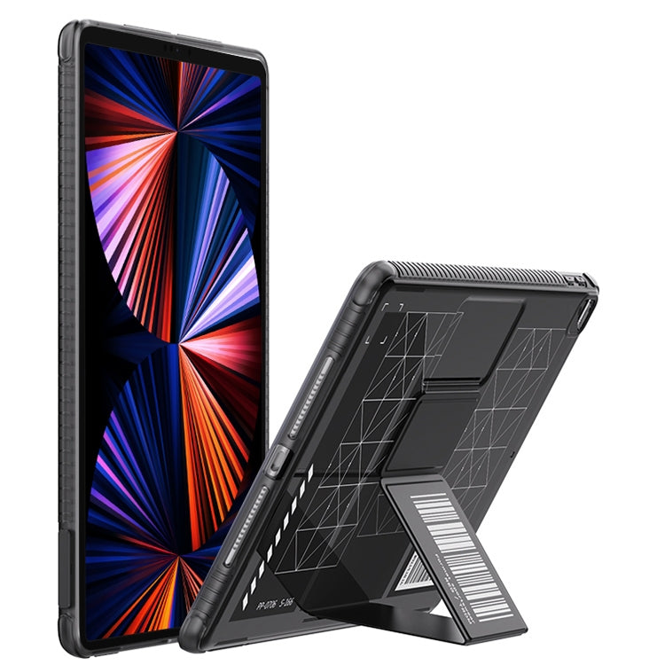 For iPad Pro 12.9 2022 / 2021 / 2020 Mutural XingTu Series Tablet Case with Holder(Black) - free shipping - PMC TechLife - Order now!