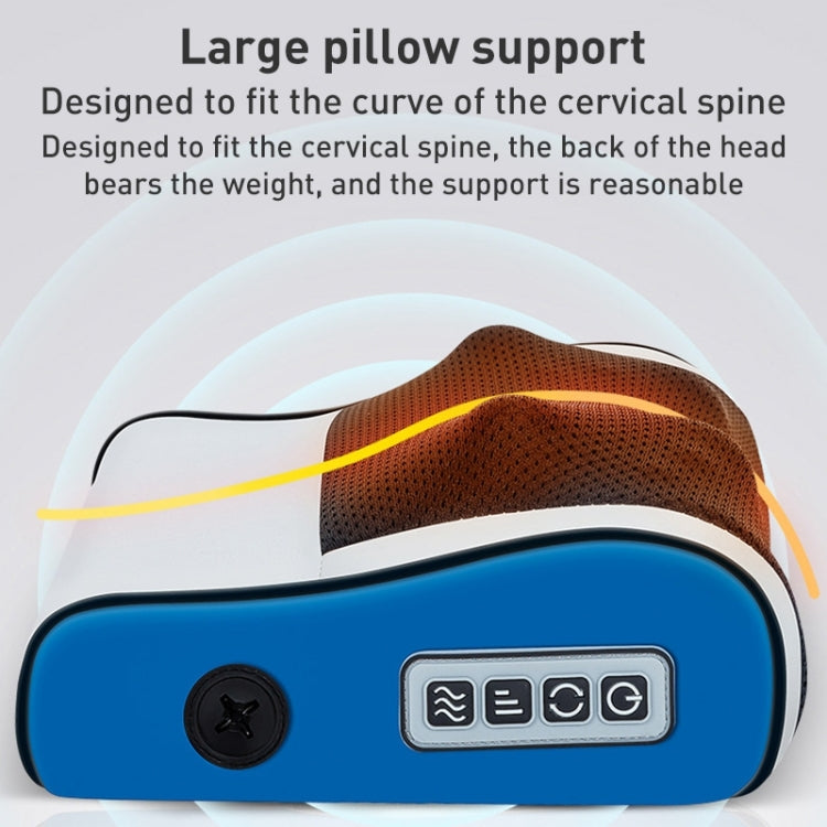 Multifunctional Hot Compress Neck Massager Car Cervical Spine Massage Pillow(Red Six Keys) - Seat Accessories by PMC TechLife | Online Shopping South Africa | PMC TechLife | Buy Now Pay Later Mobicred