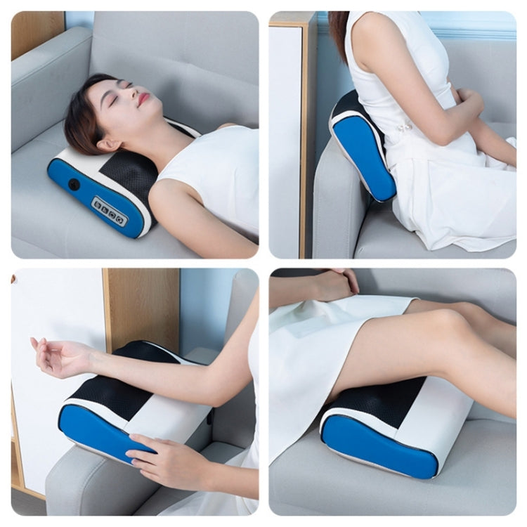 Multifunctional Hot Compress Neck Massager Car Cervical Spine Massage Pillow(Blue Upgrade) - Seat Accessories by PMC TechLife | Online Shopping South Africa | PMC TechLife | Buy Now Pay Later Mobicred