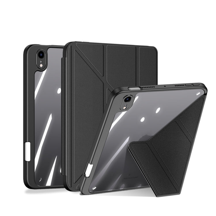 For iPad mini (2021)/mini 6 / mini 7 DUX DUCIS Magi Series Shockproof Tablet Case(Black) - iPad mini 6 Cases by DUX DUCIS | Online Shopping South Africa | PMC Jewellery | Buy Now Pay Later Mobicred