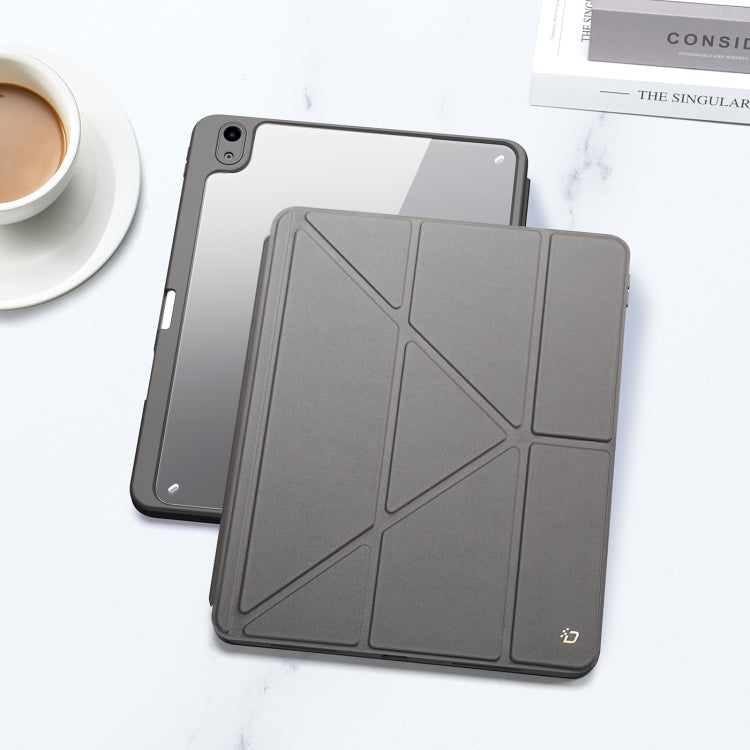For iPad Air 2020 / Air 2022 / Air 11 2024 DUX DUCIS Magi Series Shockproof Tablet Case(Grey) - iPad Air (2022) / (2020) 10.9 Cases by DUX DUCIS | Online Shopping South Africa | PMC TechLife | Buy Now Pay Later Mobicred