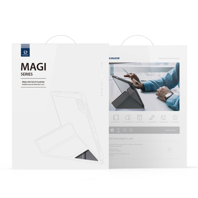 For iPad Air 2020 / Air 2022 / Air 11 2024 DUX DUCIS Magi Series Shockproof Tablet Case(Grey) - iPad Air (2022) / (2020) 10.9 Cases by DUX DUCIS | Online Shopping South Africa | PMC TechLife | Buy Now Pay Later Mobicred