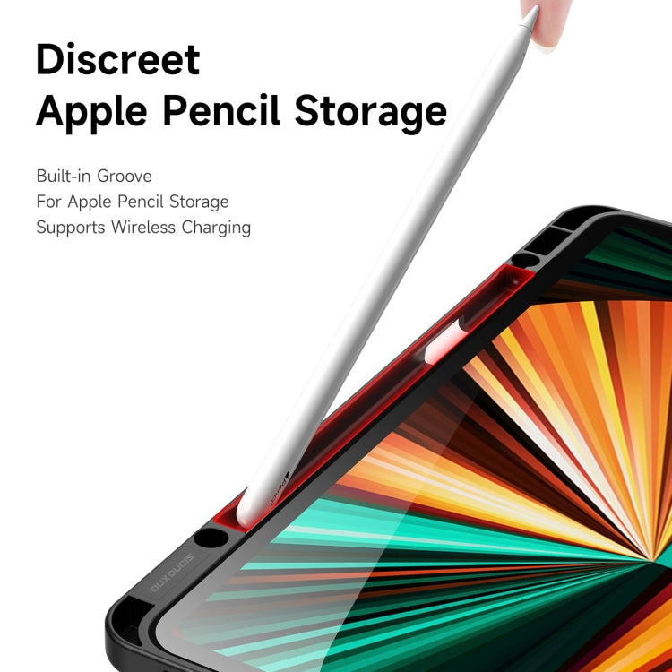For iPad Pro 12.9 2022/2021/2020/2018 DUX DUCIS Magi Series Shockproof Tablet Case(Black) - free shipping - PMC Jewellery - Order now!