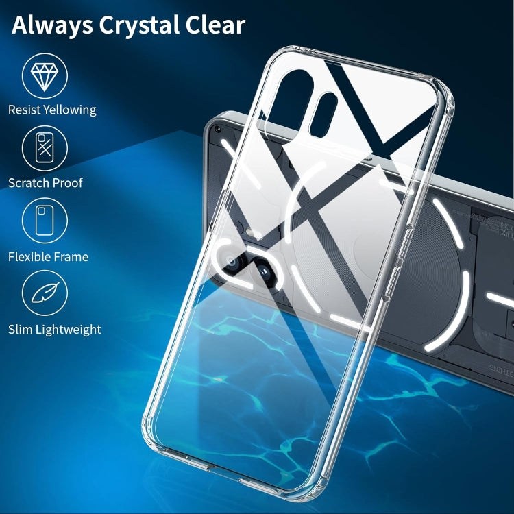 For Nothing Phone 2 All-inclusive Transparent Shockproof Phone Case - More Brand by PMC TechLife | Online Shopping South Africa | PMC TechLife | Buy Now Pay Later Mobicred