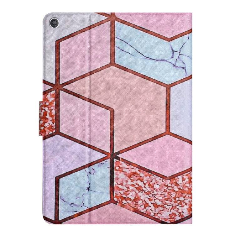 For Amazon Kindle HD 8 2018 / 2017 / 2016 Marble Pattern Smart Leather Tablet Case(Splicing Marble) - Amazon by PMC TechLife | Online Shopping South Africa | PMC TechLife | Buy Now Pay Later Mobicred