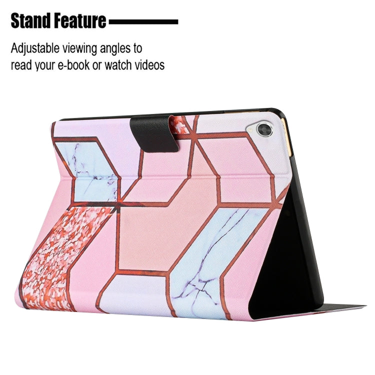 For Lenovo Tab M10 3rd Gen Marble Pattern Smart Leather Tablet Case(Splicing Marble) - Lenovo by PMC TechLife | Online Shopping South Africa | PMC TechLife | Buy Now Pay Later Mobicred