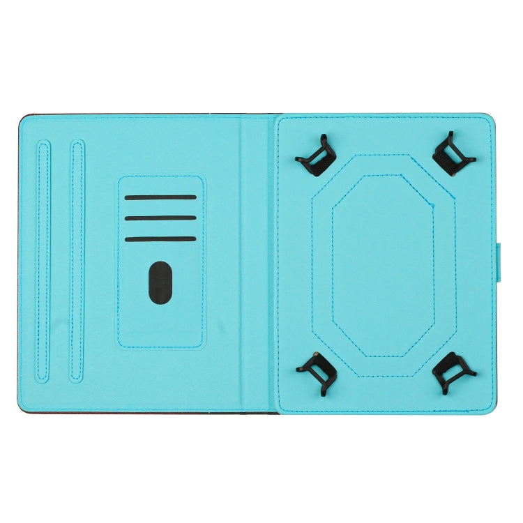 For 10 inch Tablet Marble Pattern Leather Tablet Case(Blue) - Others by PMC TechLife | Online Shopping South Africa | PMC TechLife | Buy Now Pay Later Mobicred