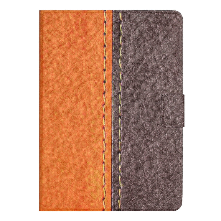 For Lenovo Tab M10 X605F X505 Stitching Solid Color Smart Leather Tablet Case(Orange) - Lenovo by PMC TechLife | Online Shopping South Africa | PMC TechLife | Buy Now Pay Later Mobicred