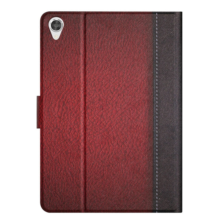 For Lenovo Tab M10 3rd Gen Stitching Solid Color Smart Leather Tablet Case(Red) - Lenovo by PMC TechLife | Online Shopping South Africa | PMC TechLife | Buy Now Pay Later Mobicred