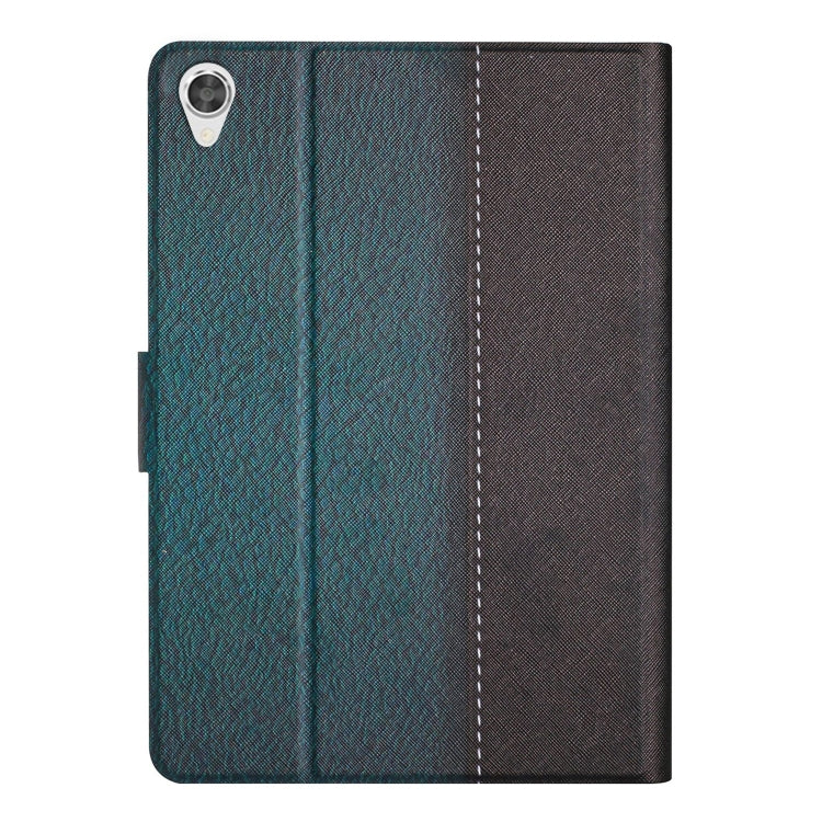 For Lenovo Tab M10 3rd Gen Stitching Solid Color Smart Leather Tablet Case(Green) - Lenovo by PMC TechLife | Online Shopping South Africa | PMC TechLife | Buy Now Pay Later Mobicred