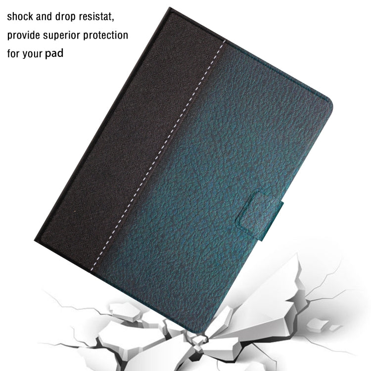 For Lenovo Tab M10 3rd Gen Stitching Solid Color Smart Leather Tablet Case(Green) - Lenovo by PMC TechLife | Online Shopping South Africa | PMC TechLife | Buy Now Pay Later Mobicred