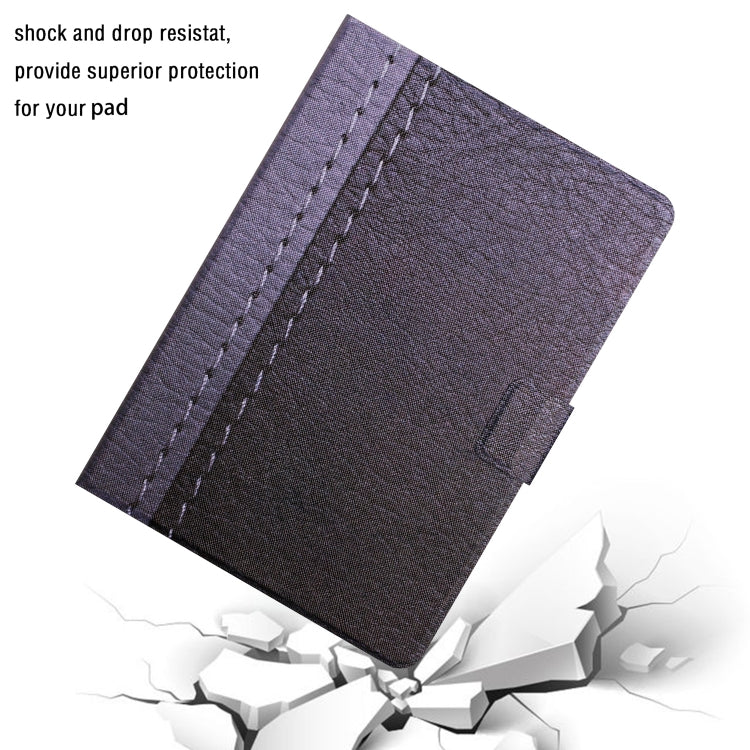 For Lenovo Tab M10 Plus Stitching Solid Color Smart Leather Tablet Case(Grey) - Lenovo by PMC TechLife | Online Shopping South Africa | PMC TechLife | Buy Now Pay Later Mobicred