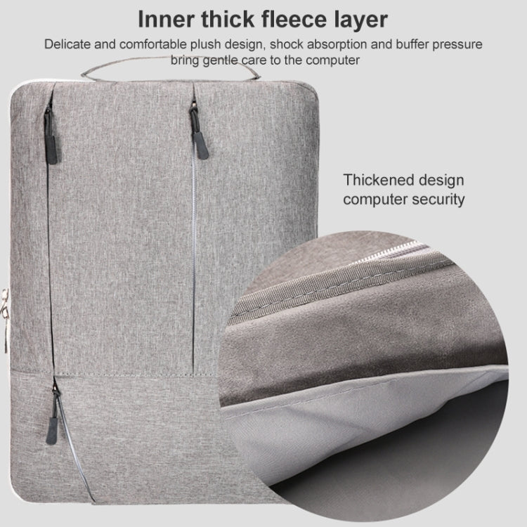 C310 Portable Casual Laptop Handbag, Size:13-13.3 inch(Grey) - 13.3 inch by PMC TechLife | Online Shopping South Africa | PMC TechLife | Buy Now Pay Later Mobicred