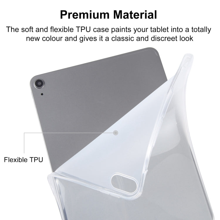 TPU Tablet Case For iPad Air 11 2024 / Air 2020 / 2022 10.9 (Frosted Clear) - iPad Air (2022) / (2020) 10.9 Cases by PMC TechLife | Online Shopping South Africa | PMC TechLife | Buy Now Pay Later Mobicred