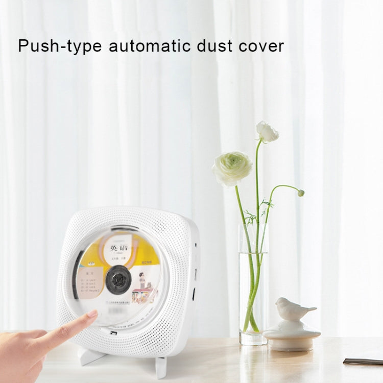 Kecag KC-609 Wall Mounted Home DVD Player Bluetooth CD Player, Specification:DVD/CD+Connectable TV  + Plug-In Version(White) - free shipping - PMC Jewellery - Order now!