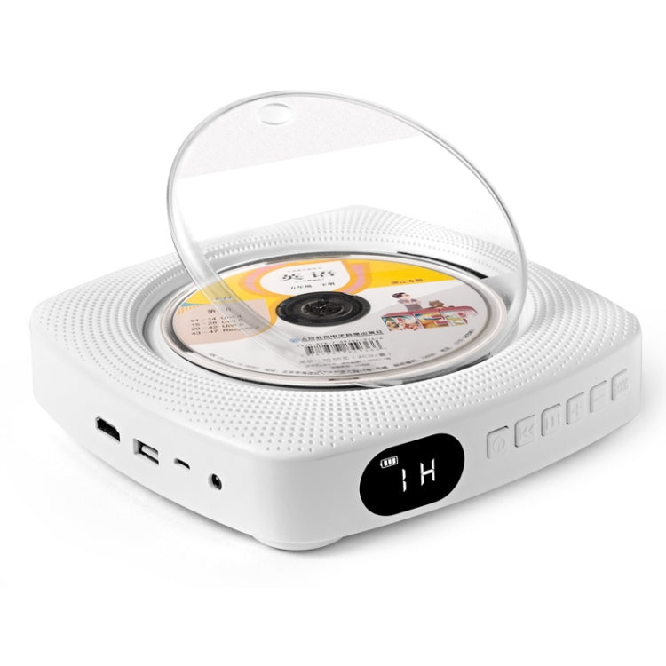 Kecag KC-609 Wall Mounted Home DVD Player Bluetooth CD Player, Specification:CD Version +Not Connected to TV + Charging Version(White) - free shipping - PMC Jewellery - Order now!