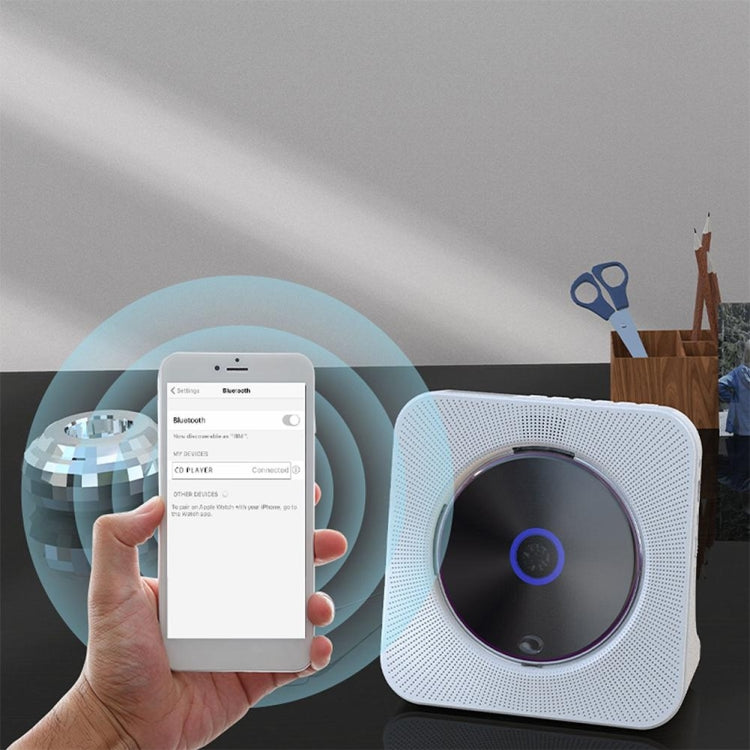 Kecag KC-806 2A Retro Bluetooth Music Disc Album CD Player, Specification:Plug-in Version(Blue) - free shipping - PMC Jewellery - Order now!