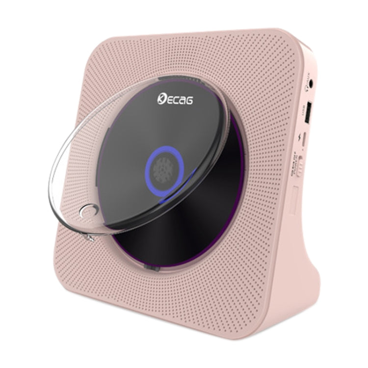 Kecag KC-806 2A Retro Bluetooth Music Disc Album CD Player, Specification:Rechargeable Version(Pink) - free shipping - PMC Jewellery - Order now!