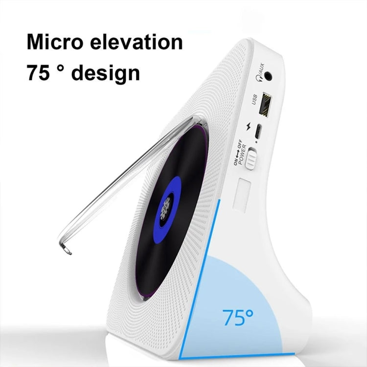 Kecag KC-806 2A Retro Bluetooth Music Disc Album CD Player, Specification:Rechargeable Version(Blue) - free shipping - PMC Jewellery - Order now!