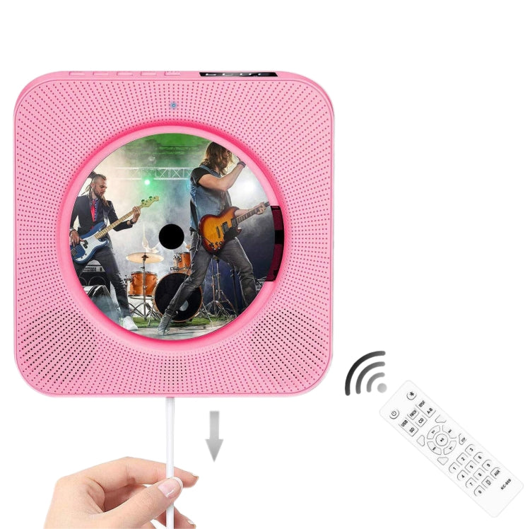 Kecag KC-809 10W Portable Bluetooth Album CD Player Player(Pink) - free shipping - PMC Jewellery - Order now!