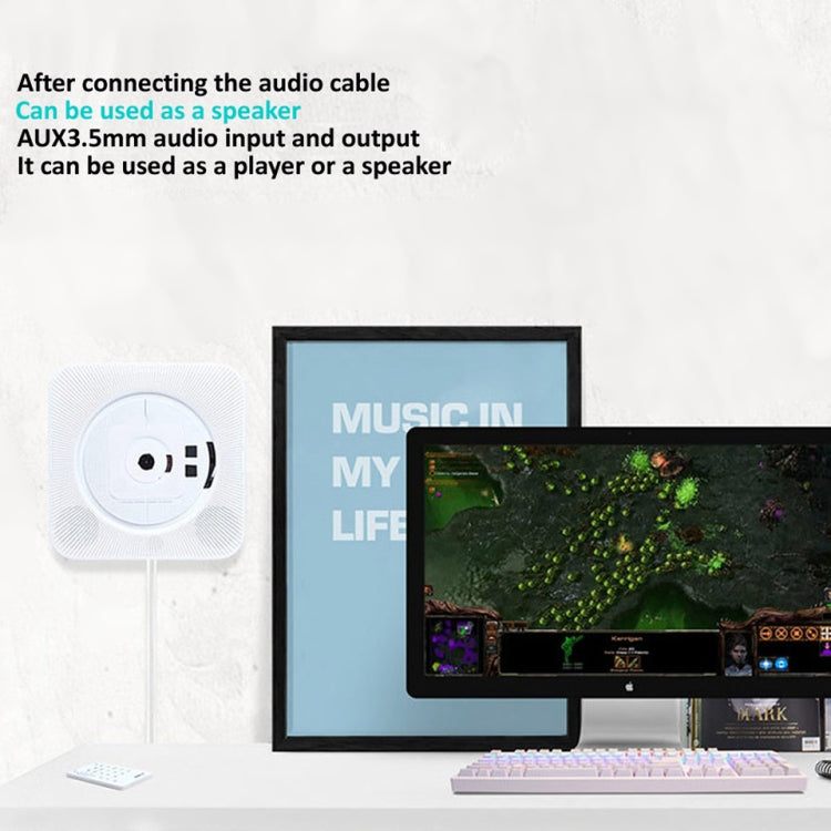 Kecag KC-809 10W Portable Bluetooth Album CD Player Player(Pink) - free shipping - PMC Jewellery - Order now!