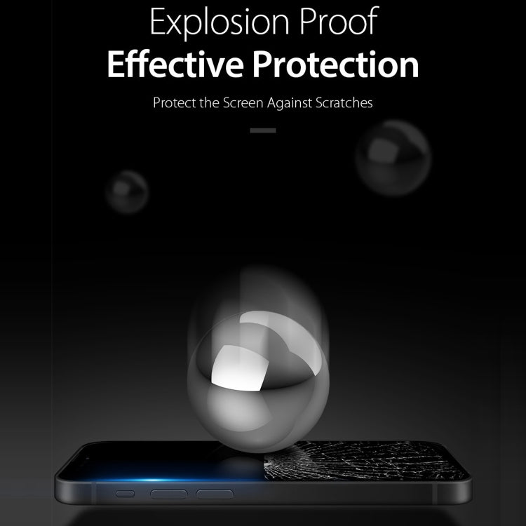 For iPhone 16e / 14 / 13 / 13 Pro 10pcs DUX DUCIS 0.33mm 9H Medium Alumina Tempered Glass Film(Black) - free shipping - PMC Jewellery - Order now!