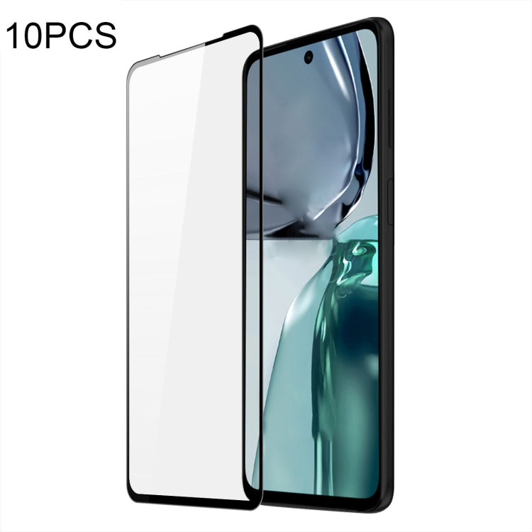 10 PCS For Motorola Moto G42 / G62 DUX DUCIS 0.33mm 9H Medium Alumina Tempered Glass Film(Black) - free shipping - PMC Jewellery - Order now!