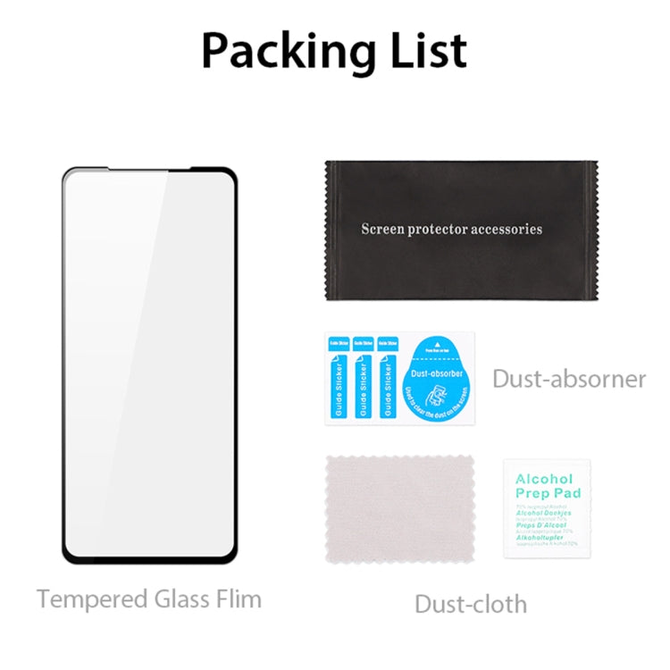10 PCS For Motorola Moto G42 / G62 DUX DUCIS 0.33mm 9H Medium Alumina Tempered Glass Film(Black) - free shipping - PMC Jewellery - Order now!