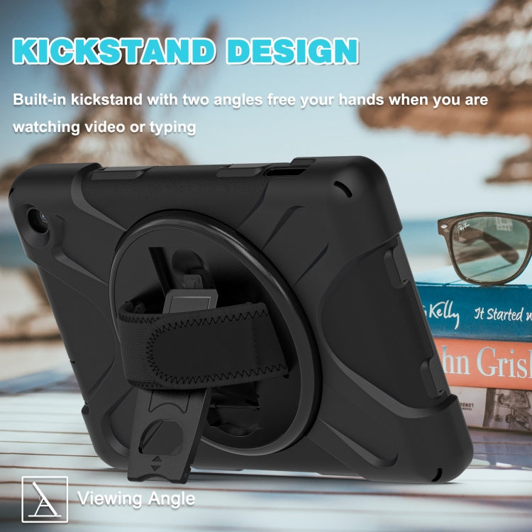 For Amazon Kindle Fire 7 2022 Hard PC Soft Silicone Full Body Tablet Case(Black) - free shipping - PMC TechLife - Order now!