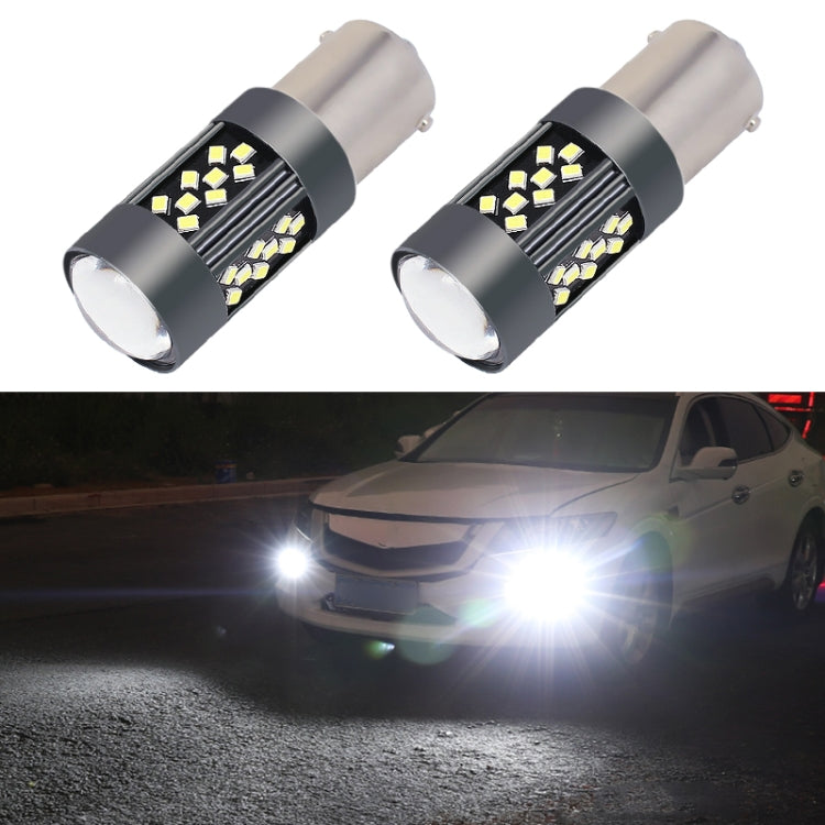 1 Pair 1156 12V 7W Continuous Car LED Fog Light(White Light) - Fog / Driving Lights by PMC TechLife | Online Shopping South Africa | PMC TechLife | Buy Now Pay Later Mobicred