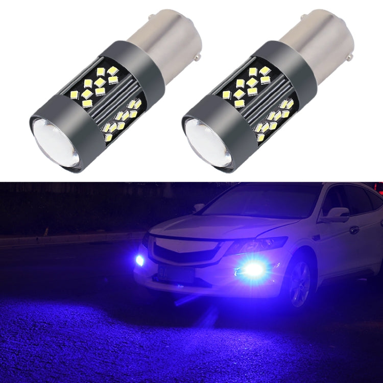 1 Pair 1156 12V 7W Continuous Car LED Fog Light(Blue Light) - Fog / Driving Lights by PMC TechLife | Online Shopping South Africa | PMC TechLife | Buy Now Pay Later Mobicred