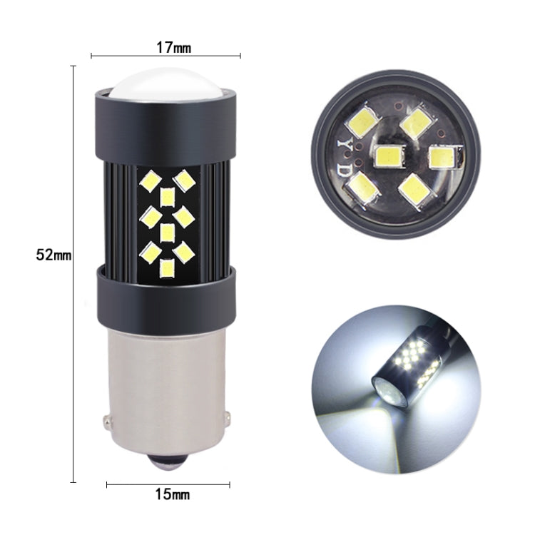 1 Pair 1156 12V 7W Continuous Car LED Fog Light(Lime Light) - Fog / Driving Lights by PMC TechLife | Online Shopping South Africa | PMC TechLife | Buy Now Pay Later Mobicred