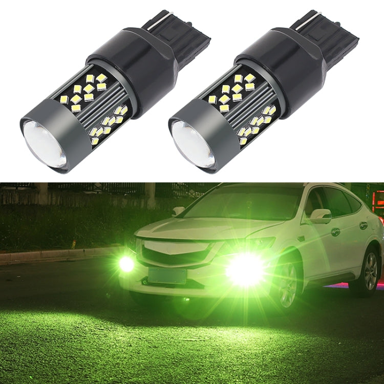 1 Pair 7440 12V 7W Continuous Car LED Fog Light(Lime Light) - Fog / Driving Lights by PMC TechLife | Online Shopping South Africa | PMC TechLife | Buy Now Pay Later Mobicred