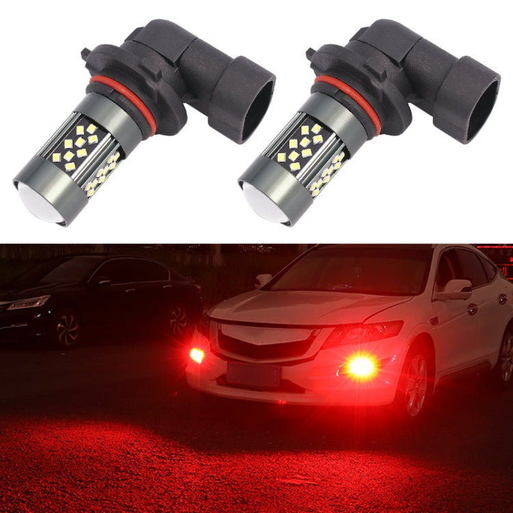 1 Pair 9006 12V 7W Continuous Car LED Fog Light(Red Light) - free shipping - PMC TechLife - Order now!