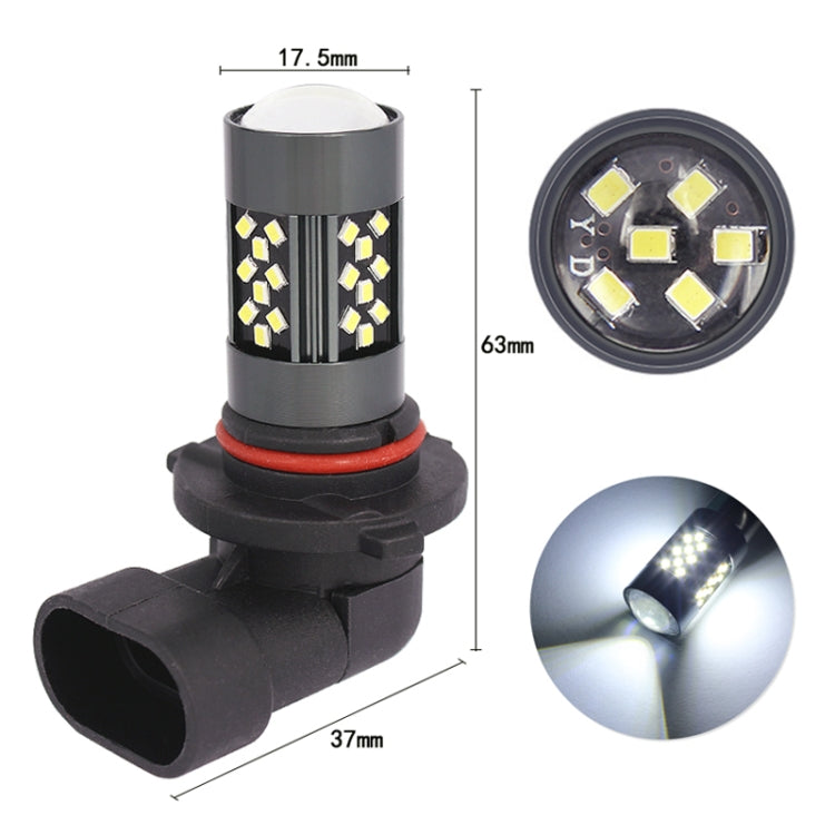 1 Pair 9006 12V 7W Continuous Car LED Fog Light(Orange Light) - Fog / Driving Lights by PMC TechLife | Online Shopping South Africa | PMC TechLife | Buy Now Pay Later Mobicred