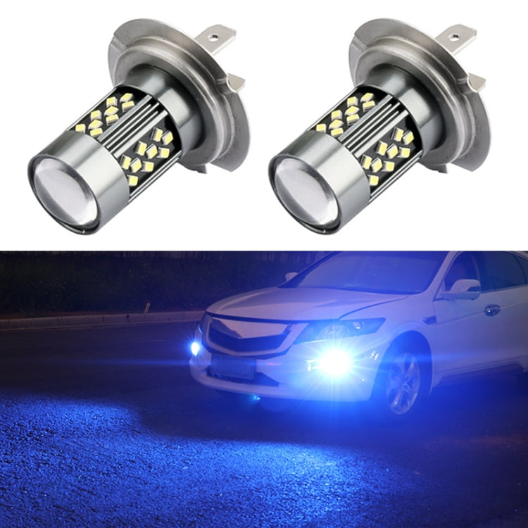 1 Pair H7 12V 7W Continuous Car LED Fog Light(Ice Blue Light) - Fog / Driving Lights by PMC TechLife | Online Shopping South Africa | PMC TechLife | Buy Now Pay Later Mobicred