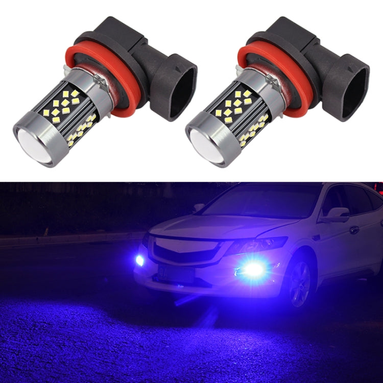 1 Pair H11 12V 7W Continuous Car LED Fog Light(Blue Light) - Fog / Driving Lights by PMC TechLife | Online Shopping South Africa | PMC TechLife | Buy Now Pay Later Mobicred