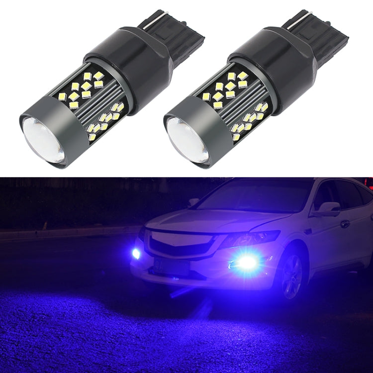 1 Pair 7443 12V 7W Strobe Car LED Fog Light(Blue Light) - Fog / Driving Lights by PMC TechLife | Online Shopping South Africa | PMC TechLife | Buy Now Pay Later Mobicred