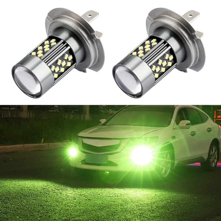 1 Pair H7 12V 7W Strobe Car LED Fog Light(Lime Light) - Fog / Driving Lights by PMC TechLife | Online Shopping South Africa | PMC TechLife | Buy Now Pay Later Mobicred