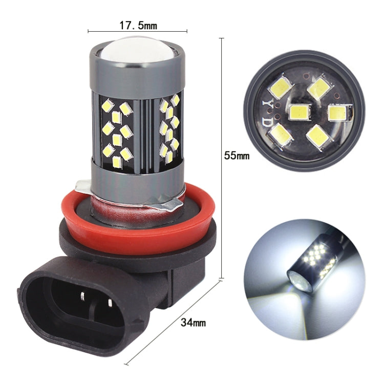 1 Pair H11 12V 7W Strobe Car LED Fog Light(Lime Light) - Fog / Driving Lights by PMC TechLife | Online Shopping South Africa | PMC TechLife | Buy Now Pay Later Mobicred