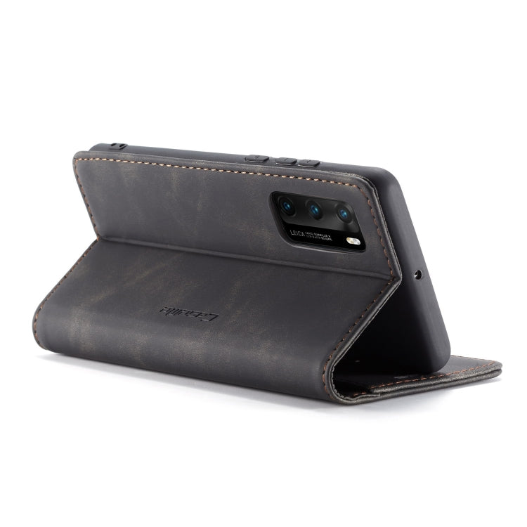 For Huawei P40 CaseMe-013 Multifunctional Horizontal Flip Leather Case with Card Slot & Holder & Wallet(Black) - Huawei Cases by CaseMe | Online Shopping South Africa | PMC Jewellery | Buy Now Pay Later Mobicred
