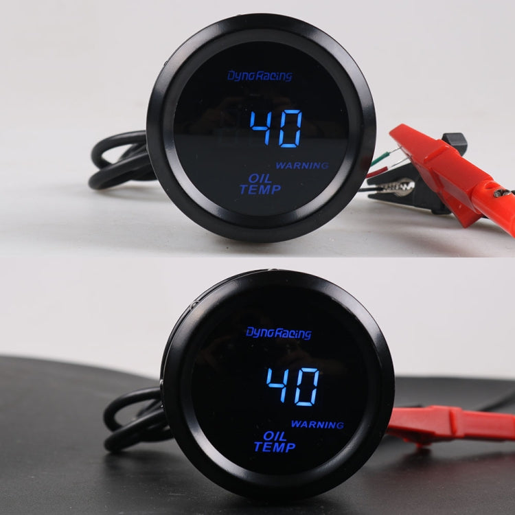 Car Modified 12V Universal 52mm Blue Light Digital Display Meter, Style:Oil Temperature Gauge - Car Modification by PMC TechLife | Online Shopping South Africa | PMC TechLife | Buy Now Pay Later Mobicred